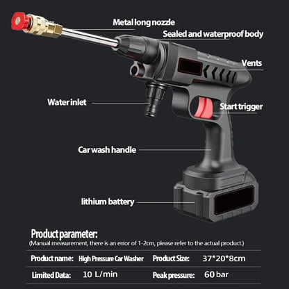 CarDetailsCo™ SuperSpray High Pressure Washing Gun