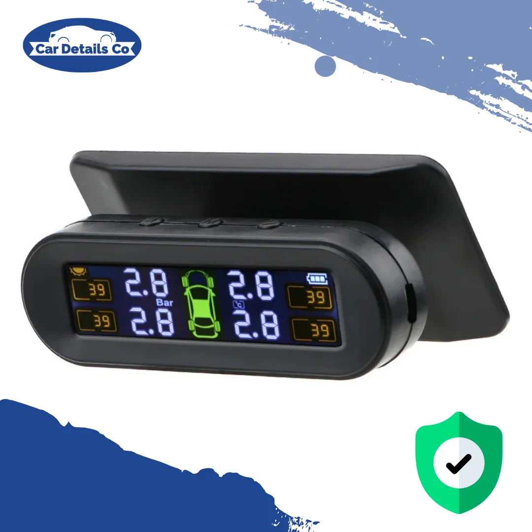 CarDetailsCo™ Wireless Solar Tire Pressure Monitor